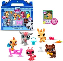 BANDAI Littlest Pet Shop, zestaw kolekcjonerski Besties Farm