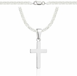 OPRAVA SREBRNY ŁAŃCUSZEK GUCCI Z KRZYŻYKIEM 925 -
