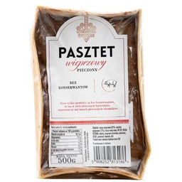 Pasztet wieprzowy pieczony 500g - Schronisko Bukowina