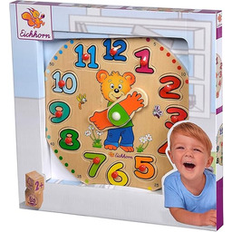 Eichhorn 100005456 - zegar do nauki, puzzle