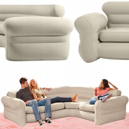 Dmuchana Sofa Kanapa Narożna Narożnik dla 4 Osób