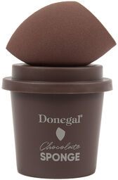 Donegal, gąbka do makijażu Chocolate Sponge, z etui,