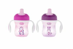 Chicco Kubek Niekapek z Ustnikiem dla Dziewczynki 6m+