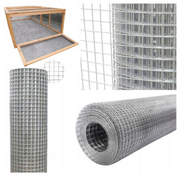 Siatka Hodowlana Zgrzewana 25 Mb Ocynkowana Stal 13X13