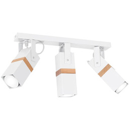 Milagro Lampa sufitowa VIDAR WHITE 3xGU10