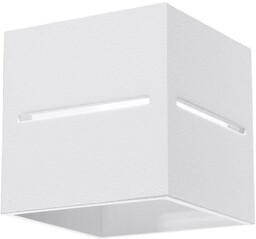 Sollux Kinkiet LAMPA ścienna SL.0206 kwadratowa OPRAWA metalowa