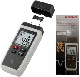 Miernik wilgotności drewna wilgoci tester LCD wilgotnościomierz Voltcraft