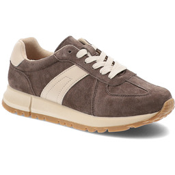 Vinceza Sneakersy damskie, cholewka ze skóry naturalnej zamszowej