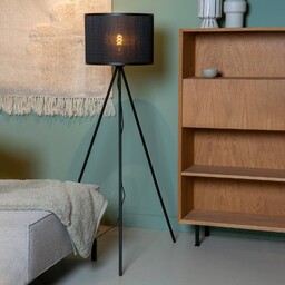 Lucide Lampa stojąca Tagalog, czarny, salon / jadalnia,