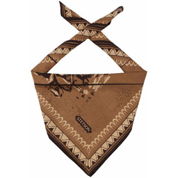 Bandana Last Drop by Stetson, beżowo-brązowy, One Size