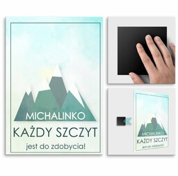 Plakat metalowy rozmiar L z nadrukiem dla miłośnika