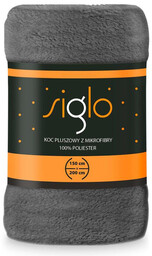 Faro Koc z mikropluszu SIGLO ciemnoszary 200 x