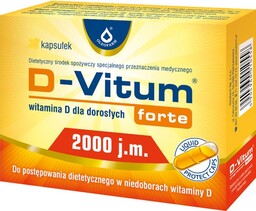 D-Vitum forte 2000 j.m. witamina D dla dorosłych