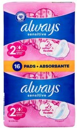 Always Sensitive Super Plus podpaska podpaski ze skrzydełkami