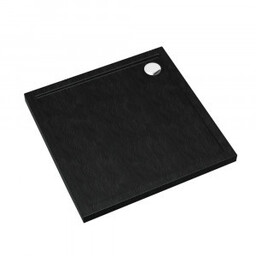 CALDO DPL261L/C/ST Brodzik akrylowy Standard 90x90x4,5 kwadratowy czarny