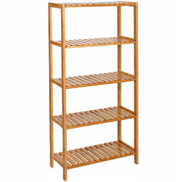 Regał Bambusowy Uniwersalny wytrzymały 5 Półek
