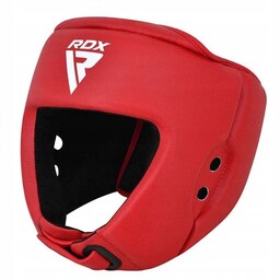 Kask bokserski Rdx Boxing Head Guard AS1 red