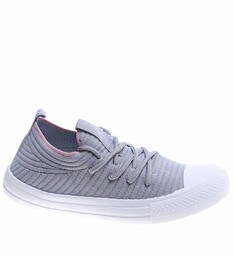 Szare trampki damskie slip on