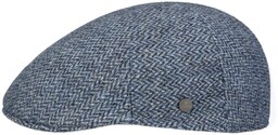 Kaszkiet Classic Harris Tweed by Lierys, niebieski