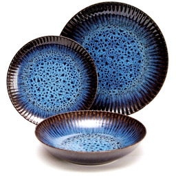 S006 Serwis Obiadowy 2/6 Stoneware Cosmos Lubiana Ceramic