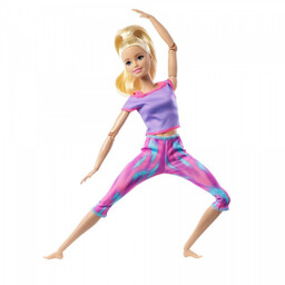 Barbie Lalka Made to Move Fioletowe ubranko