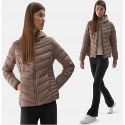 4F Kurtka Damska Pikowana Puchowa Przejściowa