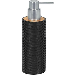 Kleine Wolke Kyoto dozownik mydła, bambusowy, czarny, 6,5