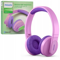 Słuchawki Bezprzewodowe Nauszne dla Dzieci Philips TAK4206PK Różowe