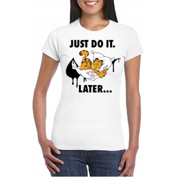 Damska Koszulka Garfield Just Do It M 0769