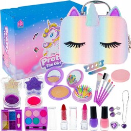 Kuferek Kosmetyków Makeup Zestaw Do Malowania Makijaż Cienie