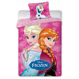 Pościel 140x200 70x80 Frozen Kraina Lodu Anna Olaf