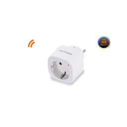 Wtyczka smart WiFi biała z tworzywa 16A AZ3478