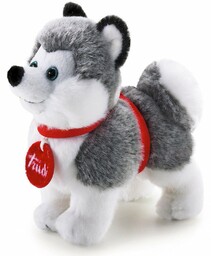 Pluszak, mięciutki piesek, Husky 15 cm, 51010-Trudi, maskotki