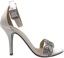 Buty damskie sandałki ślubne satynowe BETSEY JOHNSON GINA