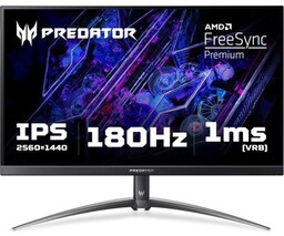ACER Monitor Predator XB273UV3bmiiprzx 27" 2560x1440px IPS 180Hz
