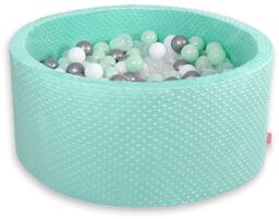 Suchy basen minky H-40 cm z piłkami 200szt.-