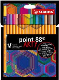 Cienkopis 0,4 mm STABILO 8818 komplet ART 18
