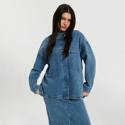 Sinsay - Katana jeansowa - Niebieski