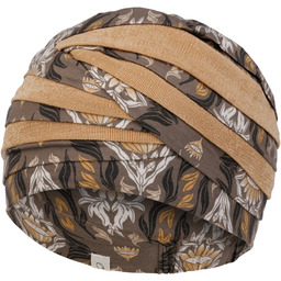 Turban Shanti Autumn by Christine Headwear, beżowo-brązowy, One