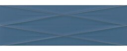 Płytka ścienna inserto GRAVITY blue satin 24x74 gat.