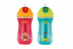 Chicco Kubek Niekapek Termiczny ze Słomką 14m+ Chicco