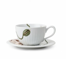 Kähler HAMMERSHØI POPPY Filiżanka ze Spodkiem 250 ml