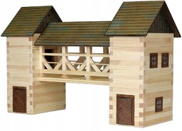 Walachia Składany Drewniany Model 3D Most