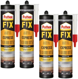 Klej montażowy PATTEX FIX Express, 4 szt. -