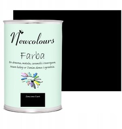 Farba do mebli Newcolours 900 ml Zamszowa Czerń