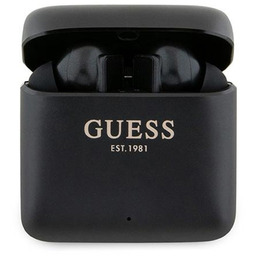 Słuchawki Printed Bluetooth Tws etui ładujące Guess czarny