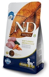 Farmina N&D Brown Dog Lamb, Spirulina&Carrot Adult Mini