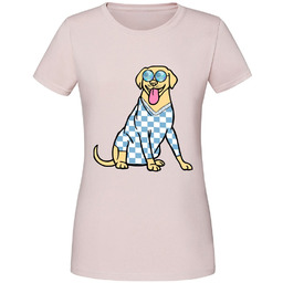 Damska koszulka z nadrukiem - Labrador - sweter