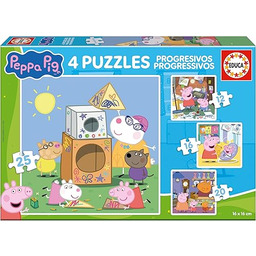 Educa - Zestaw 4 puzzli progresywnych dla dzieci