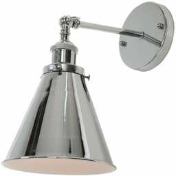 KINKIET LAMPA ŚCIENNA LOFT CHROM RUBI W1